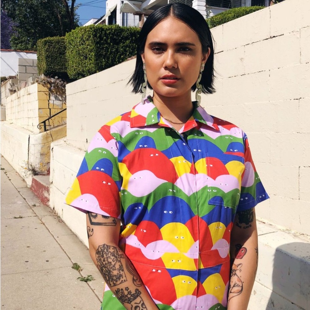 Nooworks Coveralls in Rainbow Lumps - Never worn / new without tags